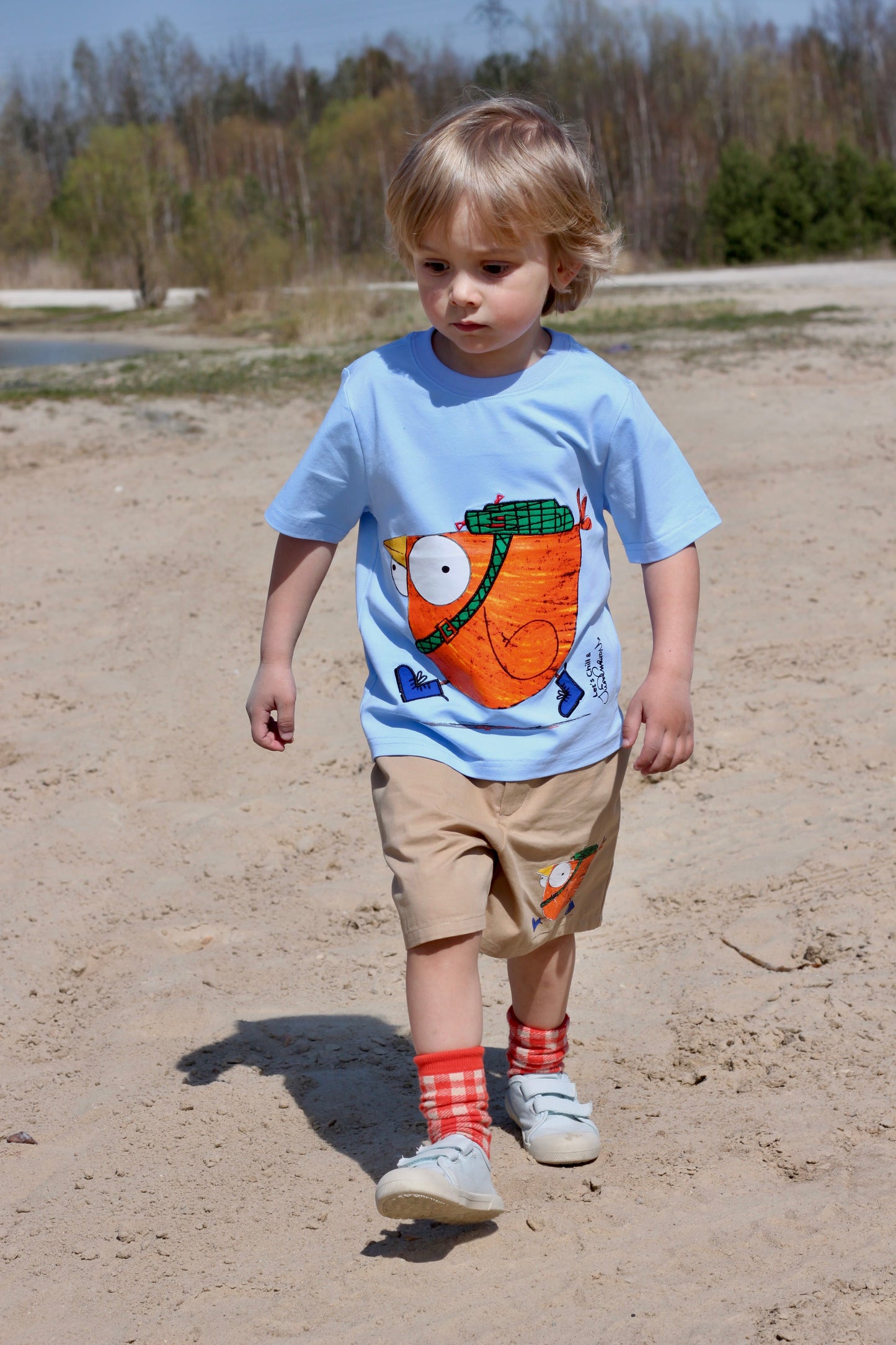 Let's Chill 2025 SS Julian Charlton's illustrated Pants / Shorts