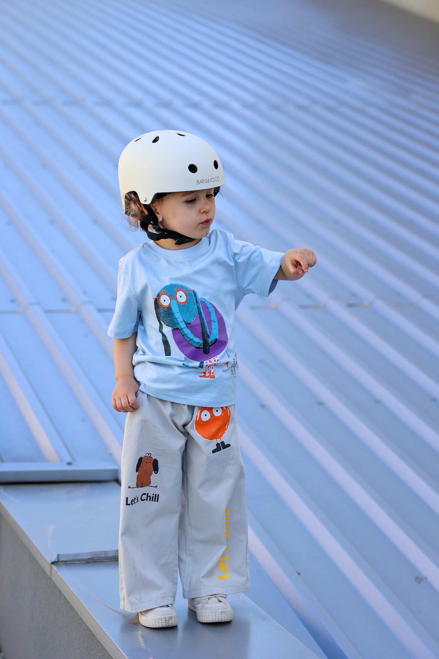 Let's Chill 2025 SS Julian Charlton's illustrated Pants / Shorts