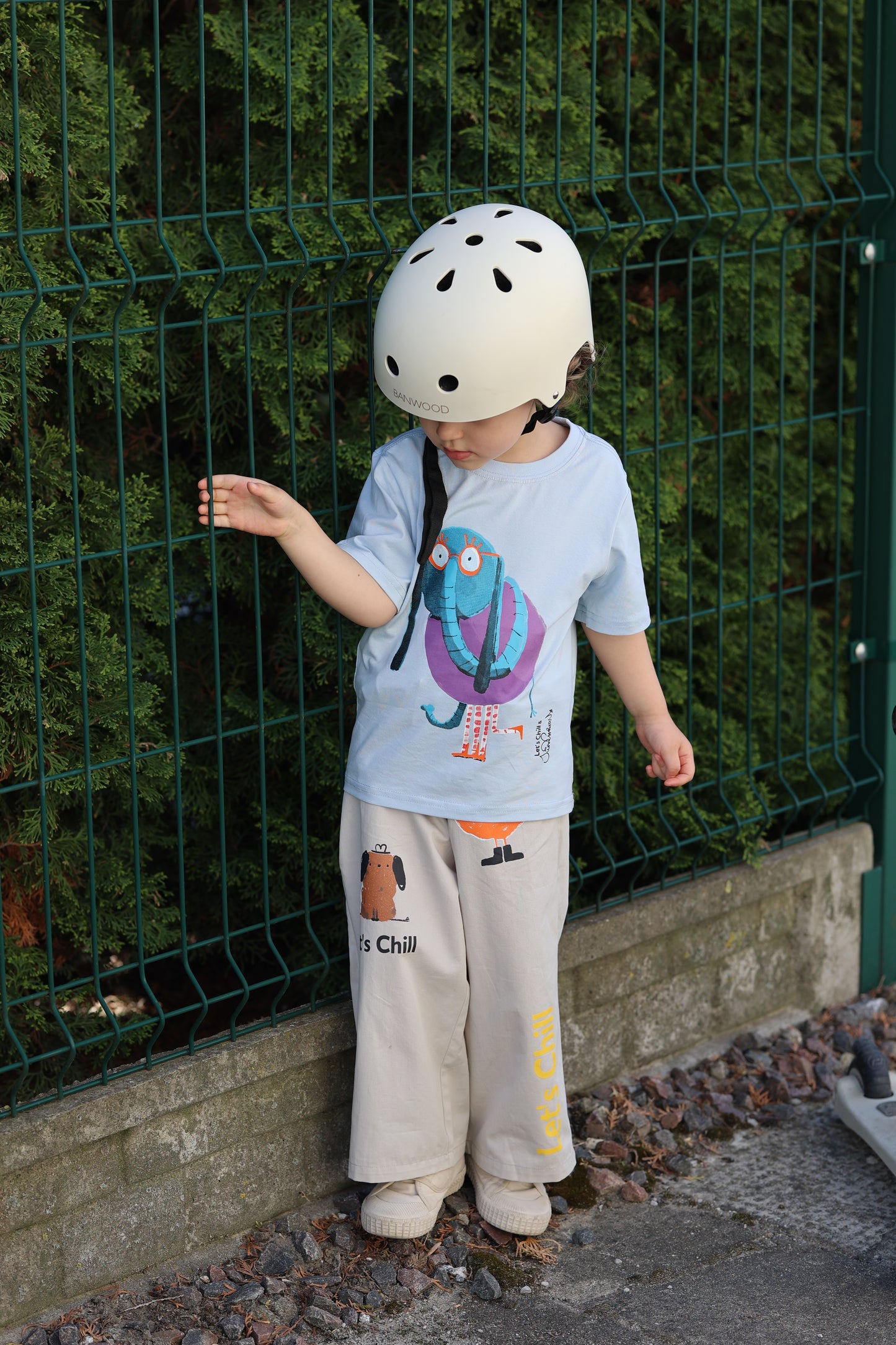 Let's Chill 2025 SS Julian Charlton's illustrated Pants / Shorts