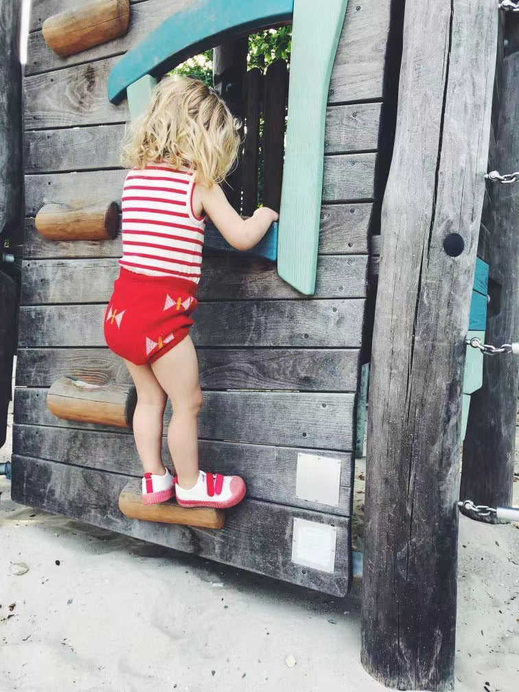 Straps Sneakers Red