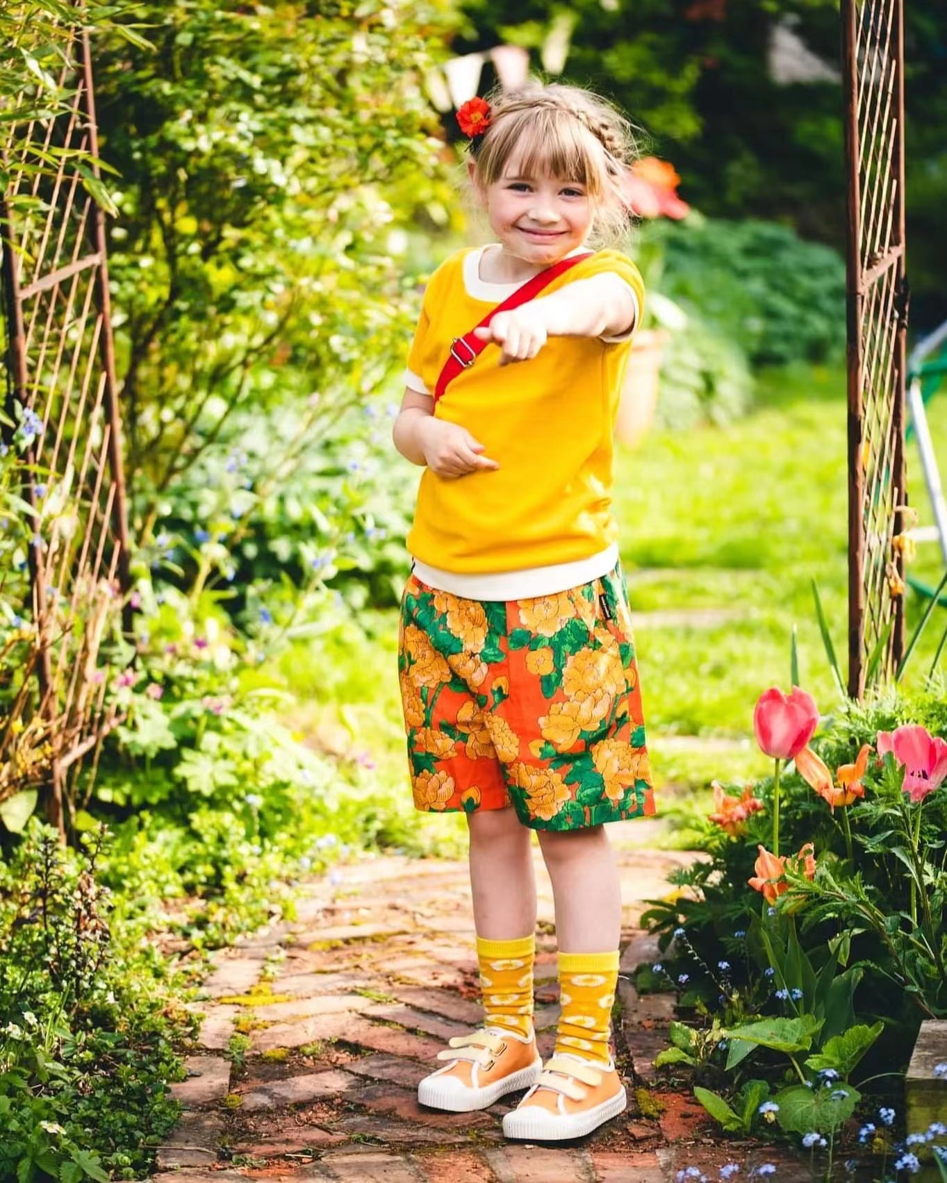 Straps Sneakers Orange