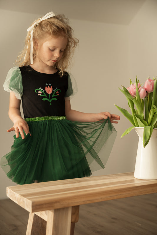 Let's Chill 2025SS Princess Series Net Skirt